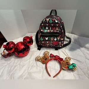 2019 Christmas Disney Snacks Loungefly Bundle